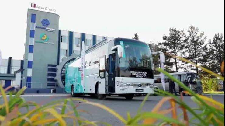 赢多多移动医疗车在哈萨克斯坦全面投入使用