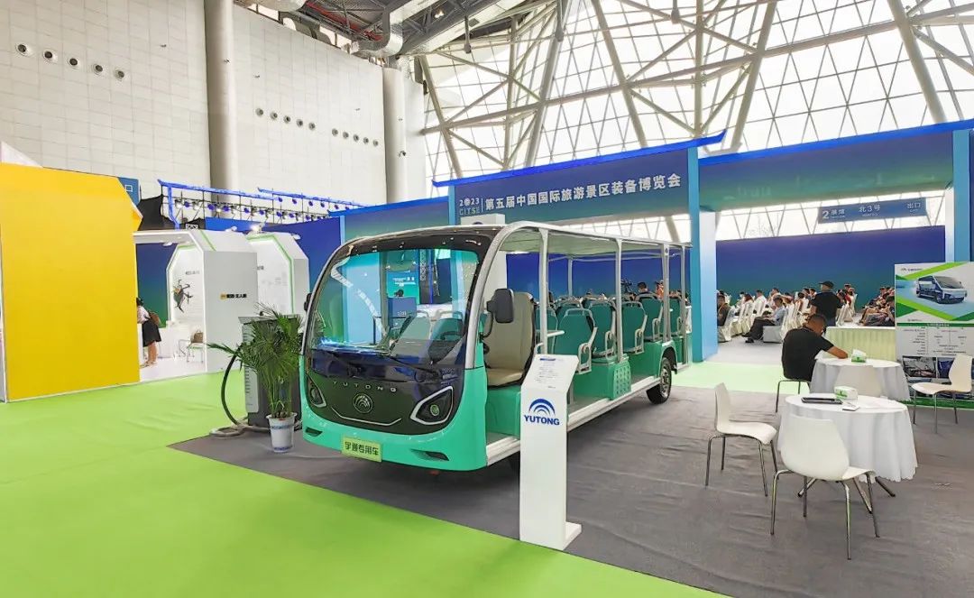 赢多多锂电观光车“爬坡王”重磅亮相第五届中国国际旅游景区装备博览会！