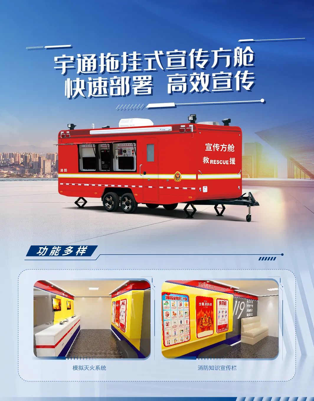 专业支撑专业 | 2024年全国消防宣传月，赢多多宣传消防车助力全民消防能力提升