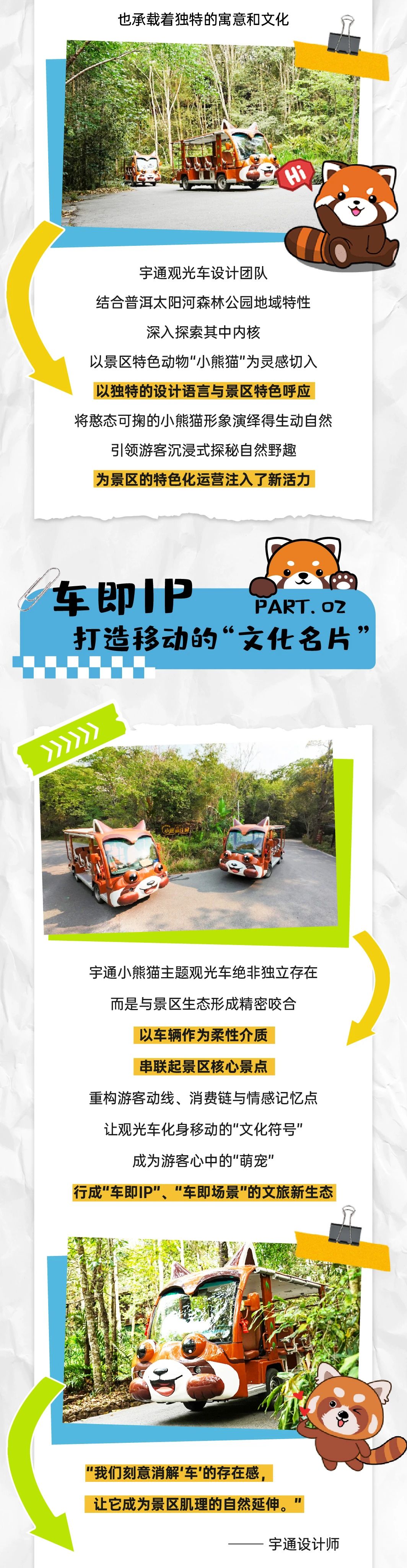 赢多多“小熊猫”观光车驶入普洱太阳河森林公园，共筑生态文旅新图腾